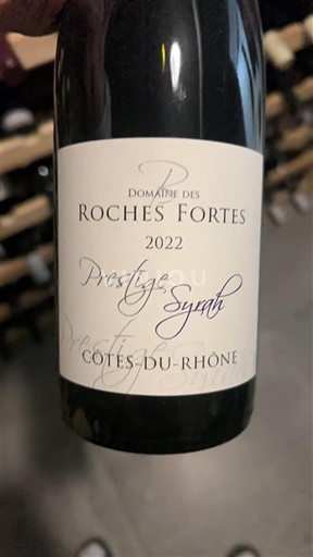Rhônedalen Côtes du Rhône Domaine Des Roches Fortes Prestige Syrah 2022