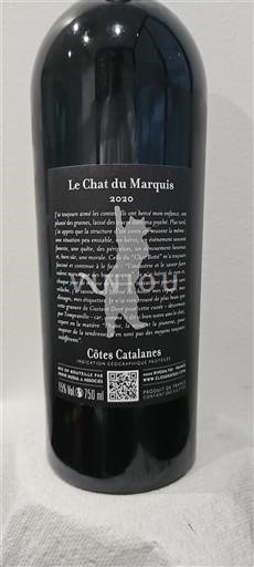 Languedoc and Roussillon Côtes Catalanes Le Clos Des Fées Le Chat du Marquis 2020