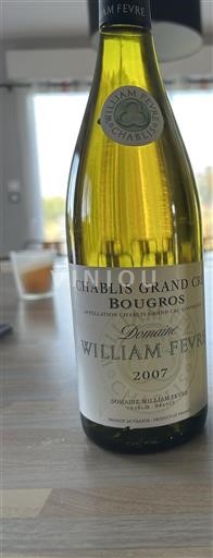 Borgoña Chablis Grand Cru Grand Cru William Fevre Bougros 2007