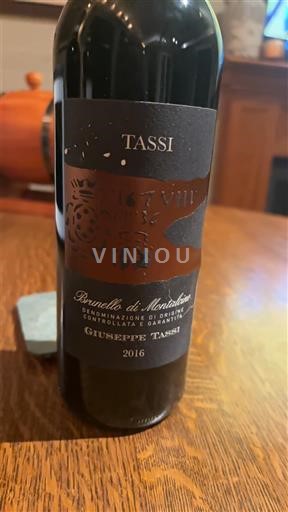 Toscana Brunello di Montalcino. Giuseppe Tassi 2016