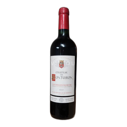 Vin Rouge sec Château Monturon 2007 France Bordeaux Saint-Émilion Grand Cru AOC Grand Cru
