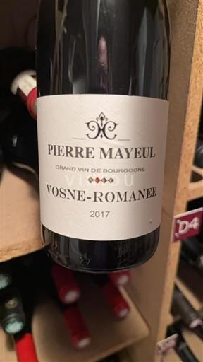 Burgund Vosne-Romanée Pierre Mayeul 2017