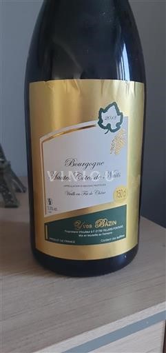 Burgundija Hautes Côtes de Nuits Yves Bazin 2018