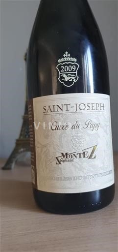 Rhône-dalen Saint-Joseph Montez Stéphane du Papy 2009
