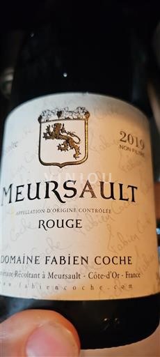Burgundi Meursault Domaine Fabien Coche 2019