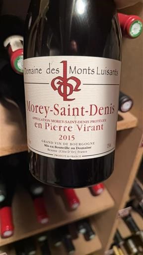Burgundi Morey-Saint-Denis Domaine Des Monts Luisants en Pierre Virant 2015