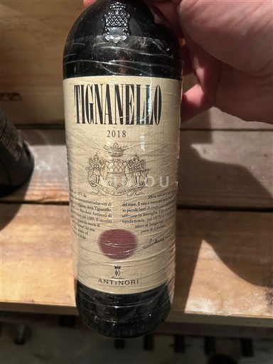 Toscana Ikke specificeret Antinori Tignanello 2018
