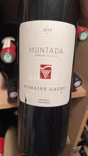 Languedoc och Roussillon Côtes catalanes Domaine Gauby Muntada 2014