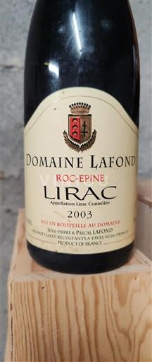 Rhônetal Lirac Domaine Lafond Roc-Épine 2003