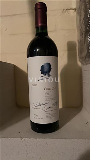 Kaliforniska AVA Napa Valley Opus One 2017