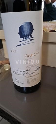 Vùng trồng nho được cấp phép California Napa Valley Opus One 2017