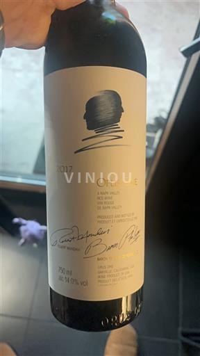 AVA californiennes Napa Valley Opus One 2017