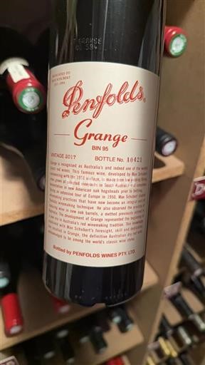 Južna Avstralija Ni doloceno Penfolds Grange 2017
