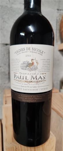 Languedoc-Roussillon Pays d'Oc Domaine S Paul Mas Vignes de Nicole 2011