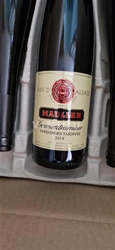 Alsace Vendanges Tardives Hauller Gewurztraminer Vendanges Tardives 2018