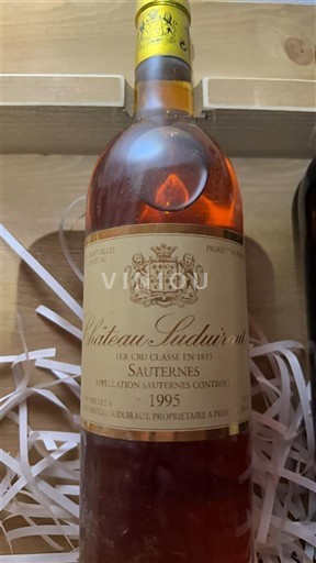Bordeaux Sauternes Premier Cru Château Suduiraut 1995