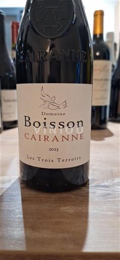 Rhônen laakso Cairanne Domaine Boisson Les Trois Terroirs 2023