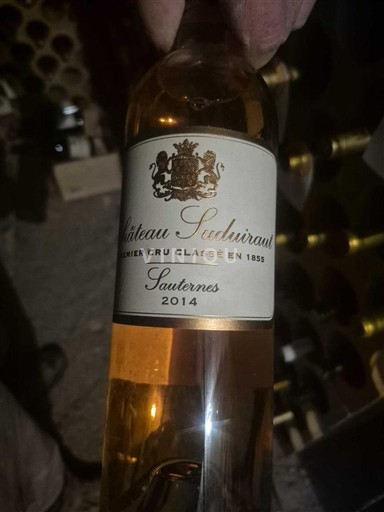 Bordeaux Sauternes Premier Cru Château Suduiraut 2014