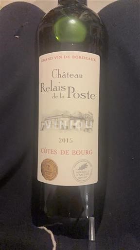 Bordeaux Côtes-de-Bourg Château Relais de la Poste 2015