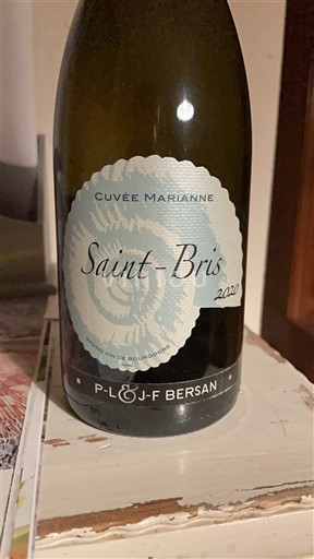 Вина Blanc sec Cuvée Marianne P-L & J-F Bersan 2020 Francuska Burgundija Сент-Брис AOC