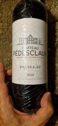 Bordeaux Pauillac Grand Cru Château Pédesclaux 2018