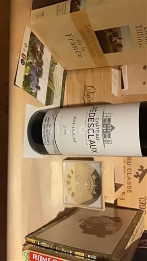 Bordeaux Pauillac Grand Cru Château Pédesclaux 2018