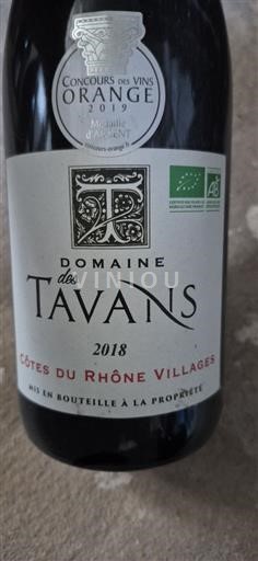 Rhônetal Côtes-du-Rhône-Dörfer Domaine Des Tavans 2018