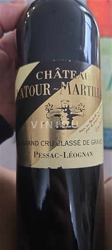 Bordeaux Pessac-Léognan Grand Cru Château Latour-Martillac 2016