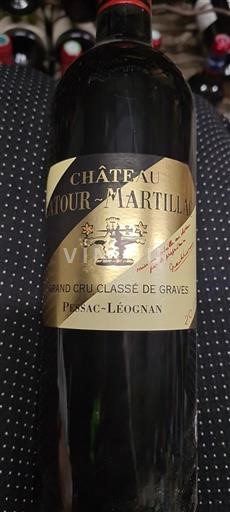 Bordeaux Pessac-Léognan Grand Cru Château Latour-Martillac 2016