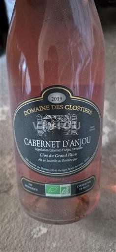 Údolí Loiry Cabernet d'Anjou Domaine Des Clostiers Clos du Grand Riou 2019