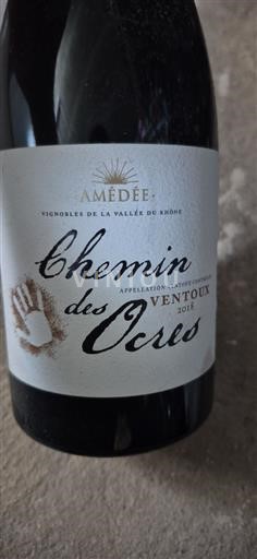 Rhônevallei Ventoux Amédée Chemin des Ocres 2018