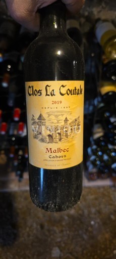 Tây Nam Cahors Clos La Coutale 2019