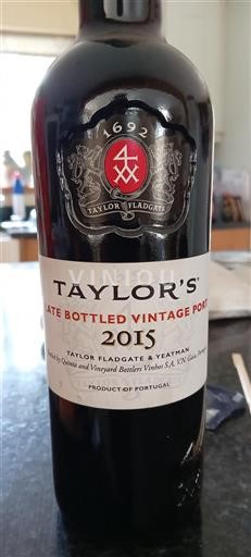 Portugal Oporto Taylor Fladgate Late Bottled Vintage Port 2015