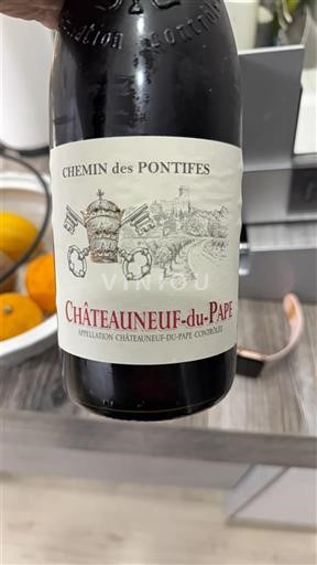 Rhônevallei Châteauneuf-du-Pape Chemin des Pontifes Niet-geïntegreerd