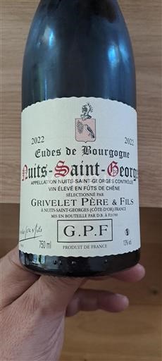 Bourgogne Nuits-saint-georges Grivelet Père & Fils Eudes de Bourgogne 2022