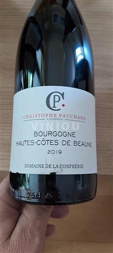 Borgonha Hautes-Côtes de Beaune Domaine La Confrérie 2019