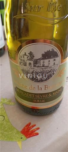 Loirevallei Muscadet-Sèvre-et-Maine Domaine La Bretonnière Sur Lie Niet-geïntegreerd