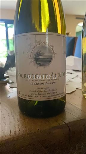 Borgoña Borgoña-Aligoté Domaine Des Petits Bois La Chaume des Morts 2023
