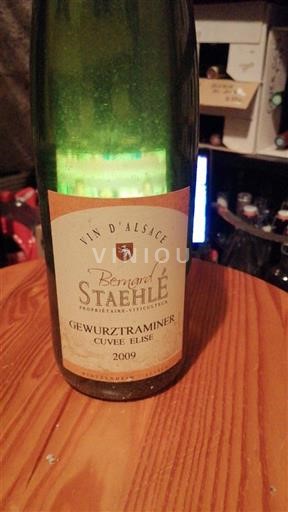 Alsace Bernard Staehlé Elise 2009