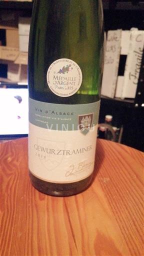 Alsace Không được chỉ định Grand Cru Gewurztraminer 2014