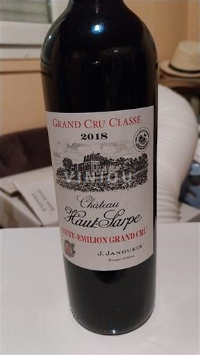 Bordeaux Saint-Émilion Grand Cru Grand Cru Classé Château Haut-Sarpe 2018