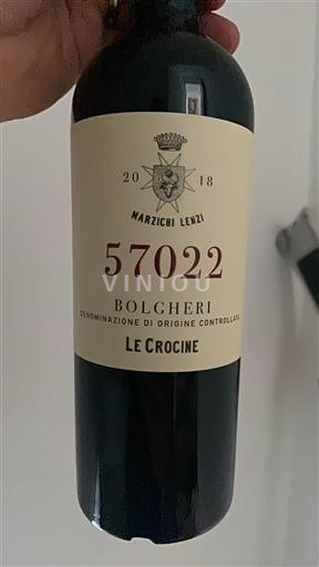 Toskánsko Bolgheri Marzichi Lenzi Le Crocine 2018
