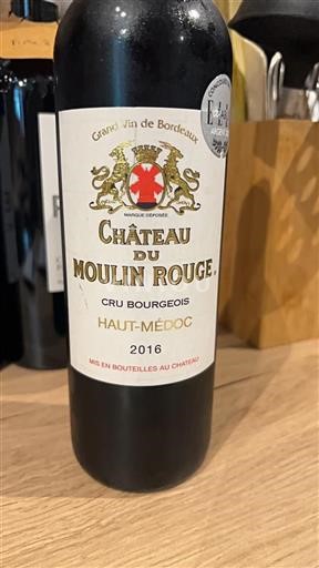 Bordeaux Haut-Médoc Cru Bourgeois Moulin Rouge 2016
