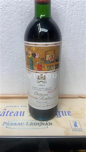 Bordeaux Pauillac Grand Cru Château Mouton Rothschild 1991