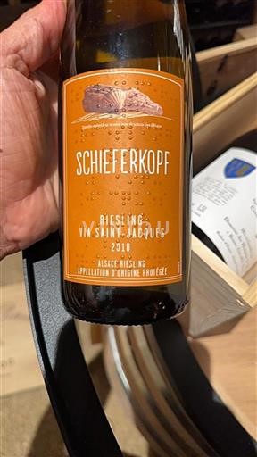 Alsácia Não especificado Grand Cru Schieferkopf Via Saint-Jacques 2018