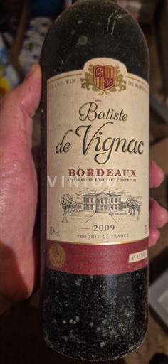Bordeaux Batiste de Vignac 2009