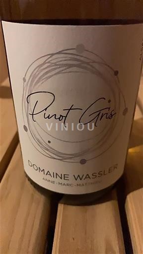 Alsácia Pinot gris Grand Cru Domaine Wassler Anne-Marc-Matthieu 2023