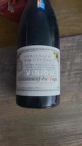 Rona dolina Châteauneuf-du-Pape Héritage Cavare Neleten.