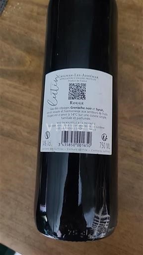 Valle del Rodano Grignan-les-adhémar Les Vignerons de la Suzienne Cutina Senza annata