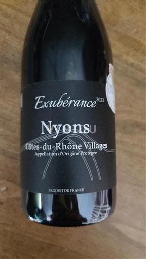 Valle del Rodano Côtes-du-rhône-villages Exubérance 2023